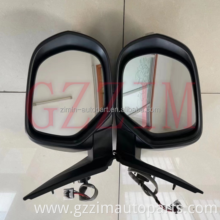 ABS Plastic Car Classic Chrome & Black LED Side Mirrors Door Mirror Side Mirror For L200 2019